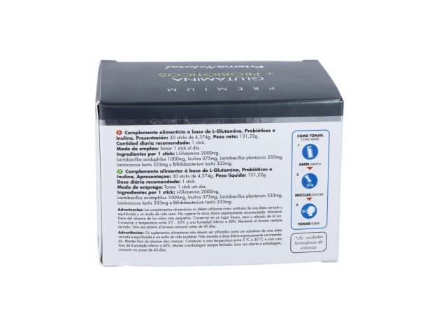 Prisma Natural Glutamina + Probióticos 30 Sticks