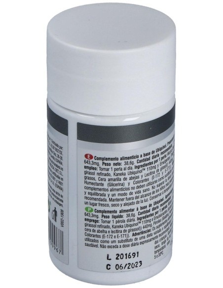 Prisma Natural Ubiquinol Premium 60 Perlas 110Mg