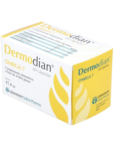 Dermodian Omega 7, 60 Cápsulas