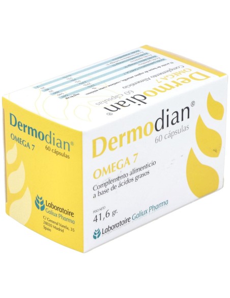 Dermodian Omega 7, 60 Cápsulas
