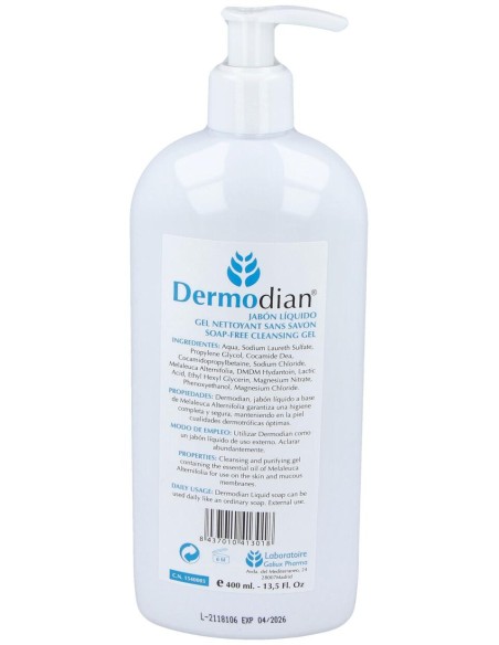 Dermodian Jabón Líquido 400Ml