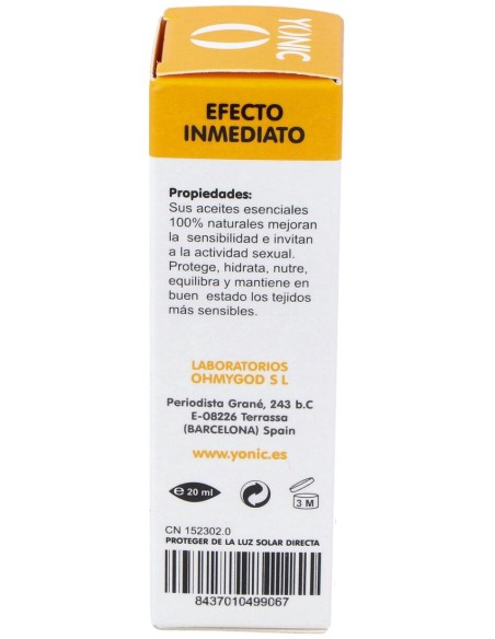 Yonic Aceite Intimo Para Mujer 20Ml.