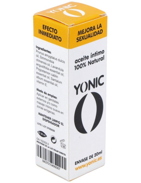 Yonic Aceite Intimo Para Mujer 20Ml.