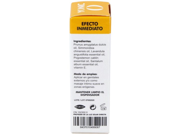 Yonic Aceite Intimo Para Mujer 20Ml.