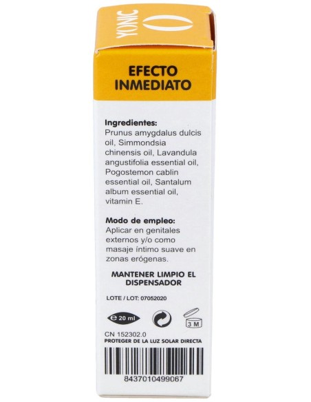 Yonic Aceite Intimo Para Mujer 20Ml.