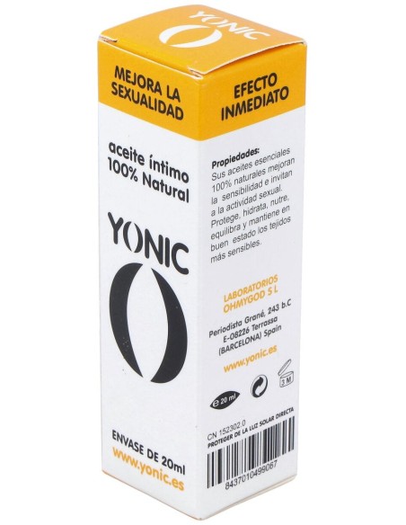 Yonic Aceite Intimo Para Mujer 20Ml.