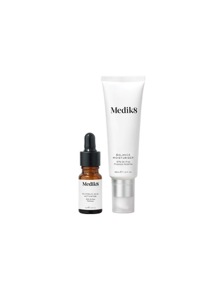 Medik8 Balance Moisturiser 50 ml & Glycolic Acid Activator 10 ml