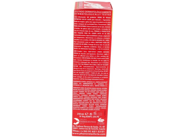 Physiorelax Ultra Heat Crema Efecto Calor 250Ml
