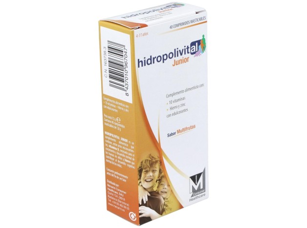 Hidropolivital Junior 40 Comprimidos Masticables
