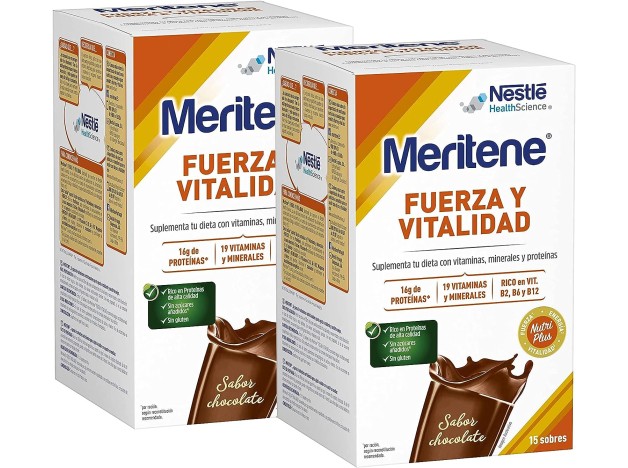 Meritene Fuerza y Vitalidad 30 Sobres Chocolate