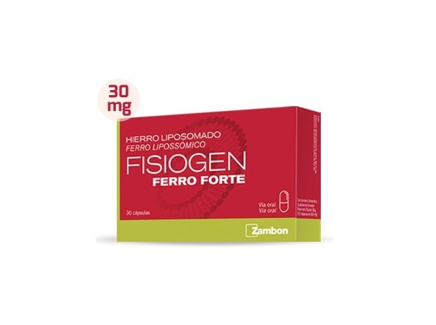 Fisiogen Ferro Forte 2 x 30 Cápsulas...