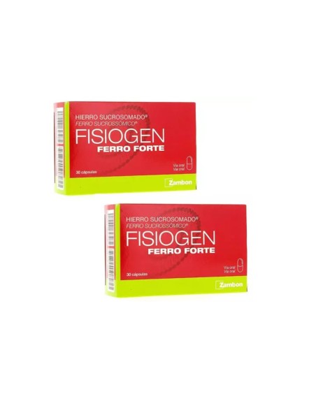 Fisiogen Ferro Forte 2 x 30 Cápsulas (Tratamiento 2 meses)