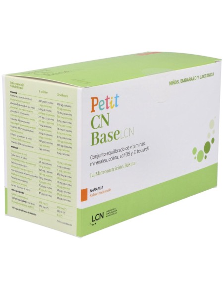 Petit Cn Base Sabor Naranja 30 Sobres