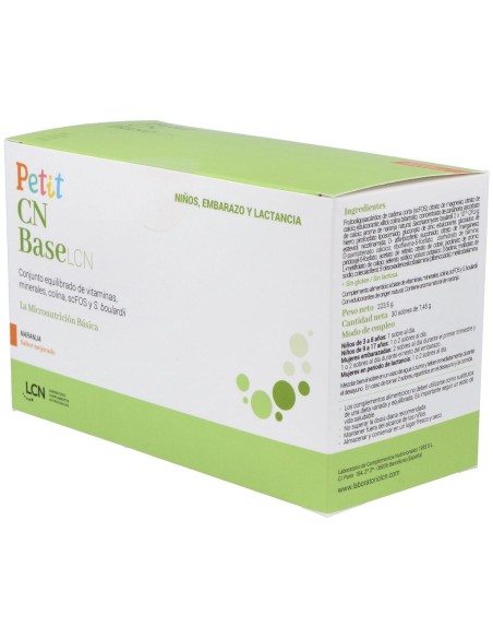Petit Cn Base Sabor Naranja 30 Sobres