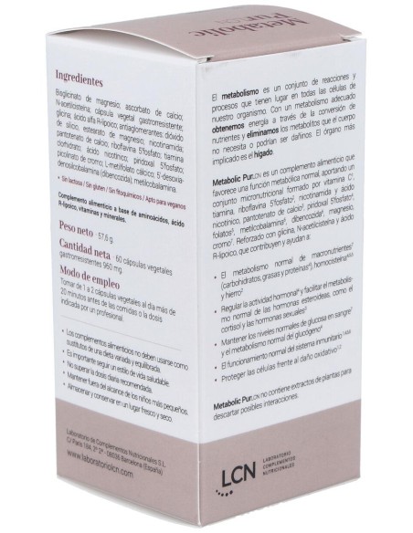 Lcn Metabolic Pur 60Caps