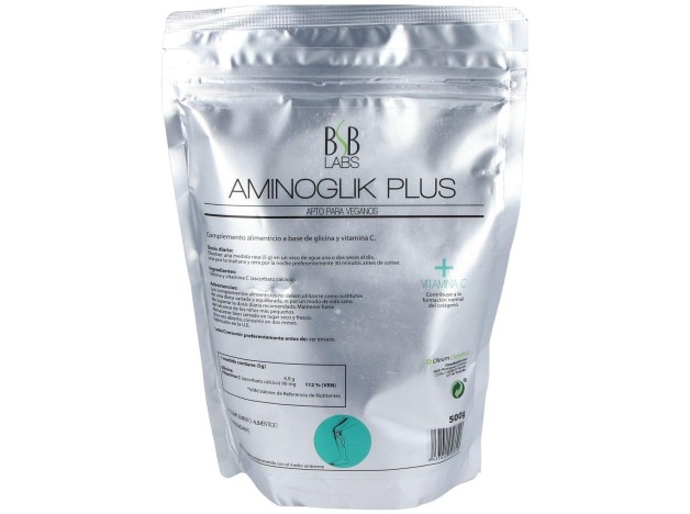 Bsb Labs Aminoglik Plus + Vitamina C Sg Vegan 500G