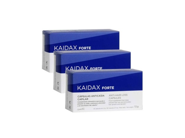 Kaidax Forte ¡Triplo! 3x60 Cápsulas ¡6 Meses de Tratamiento!