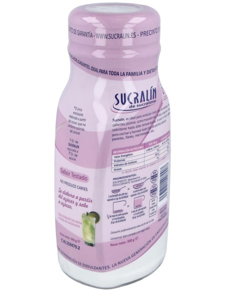 Sucralin Granulado Rosa Familiar 300Gr