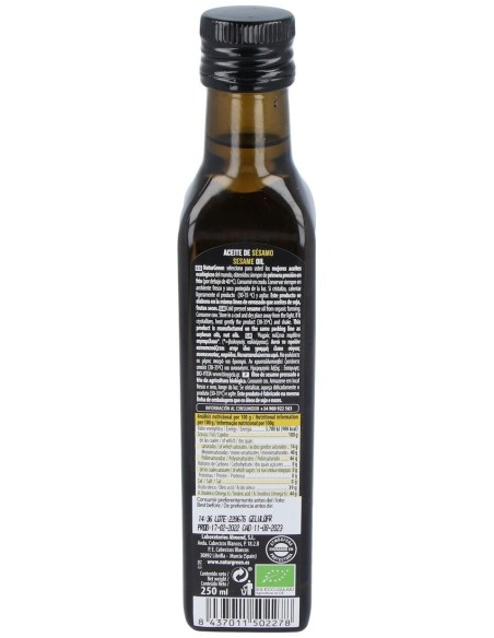 Naturgreen Aceite Ecológico De Sésamo 250 Ml
