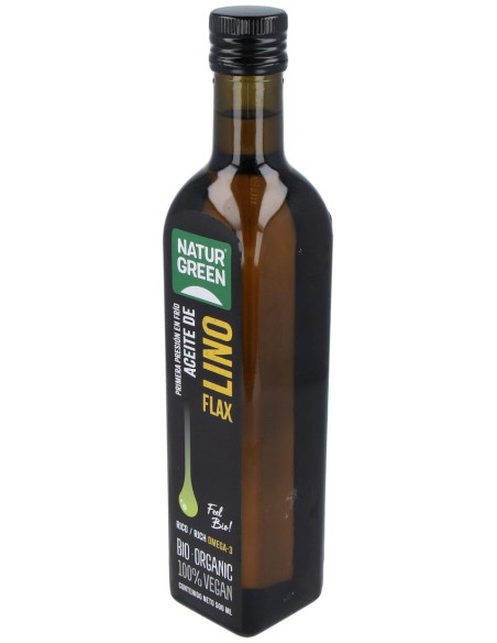 Naturgreen Aceite Ecológico De Lino 500 Ml