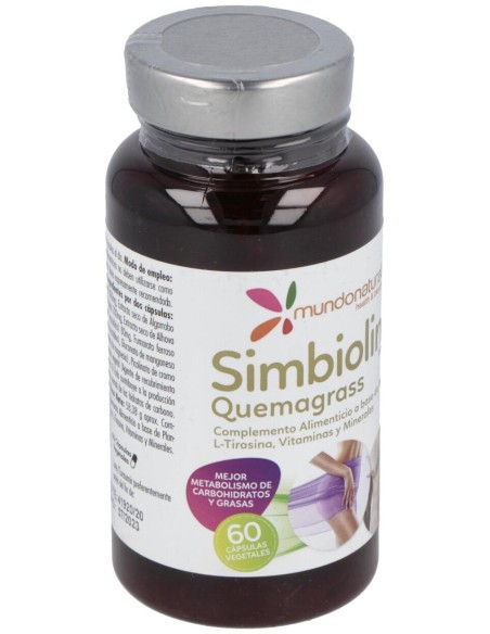 Simbioline Quemagrass, 60 Cápsulas