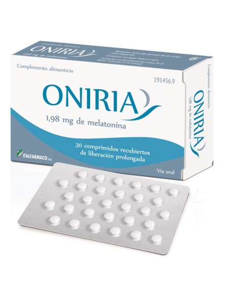 Oniria 30 Comprimidos 1,98 Mg Melatonina