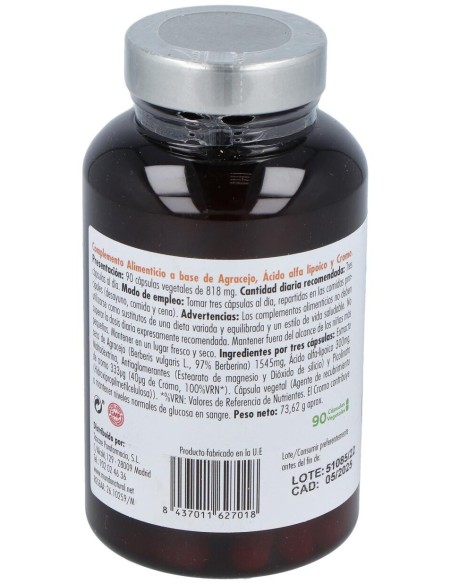 Mundo Natural Dibecol Gluco 90 Cap