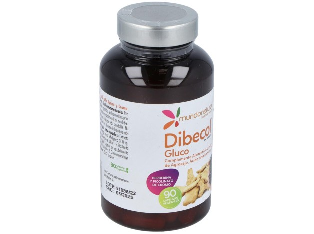 Mundo Natural Dibecol Gluco 90 Cap