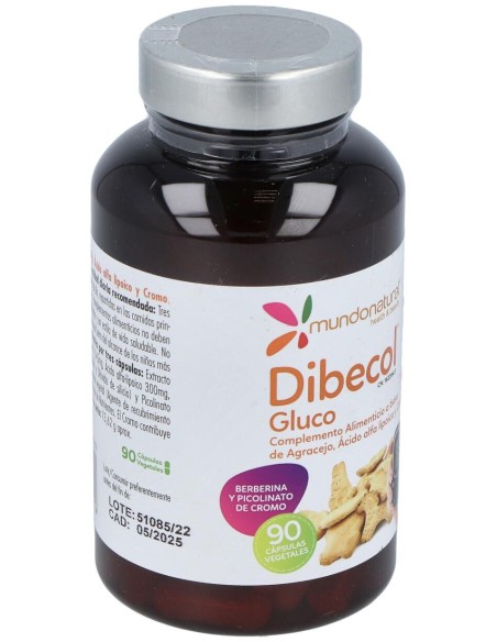Mundo Natural Dibecol Gluco 90 Cap
