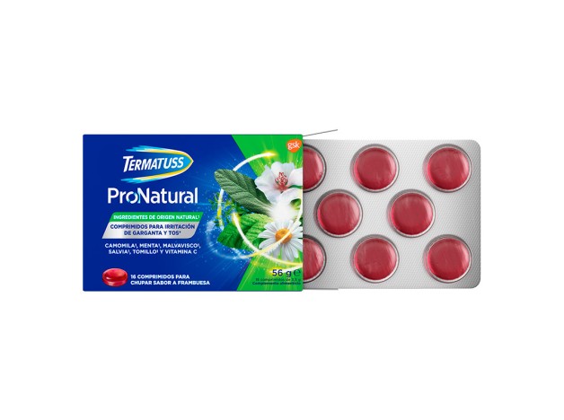 Termatuss Pronatural 16 Comprimidos Para Chupar
