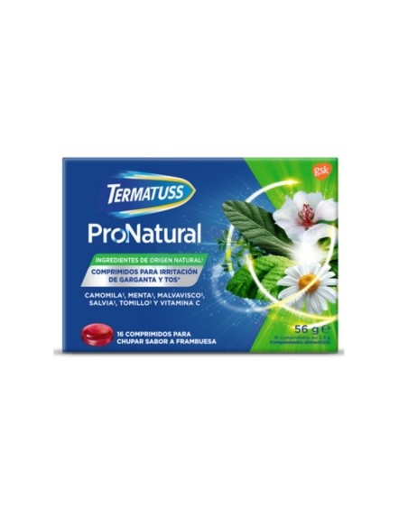 Termatuss Pronatural 16 Comprimidos Para Chupar