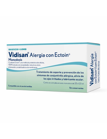 Vidisan Alergia Ectoin 20 Monodosis