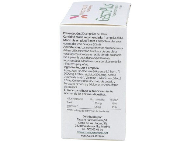 Mundo Natural Gastroplus 20 Amp