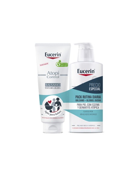 Eucerin Atopi Control Bálsamo 400+OleoGel 400 ml Pack
