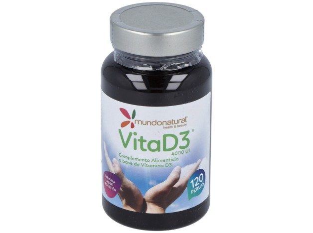 Mundo Natural Vitamina D3 4000Ui 120Perlas