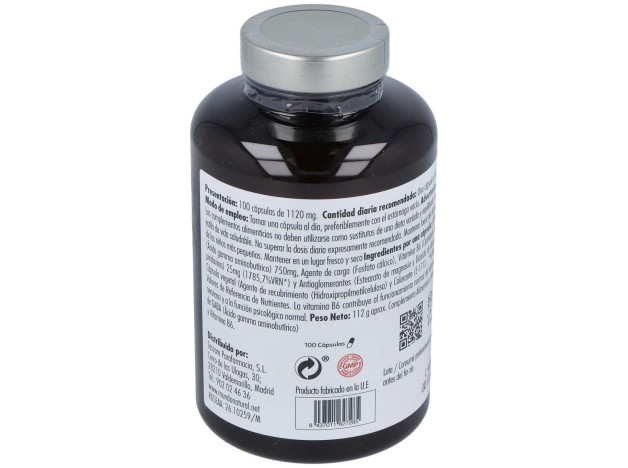 Mundo Natural Gabasor 750 Mg Con B6 100 Cap