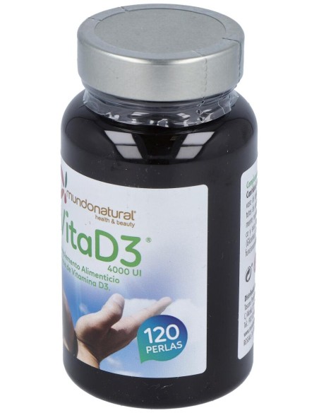 Mundo Natural Vitamina D3 4000Ui 120Perlas