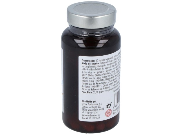 Mundo Natural Fitolip Captagrasas 60Cap