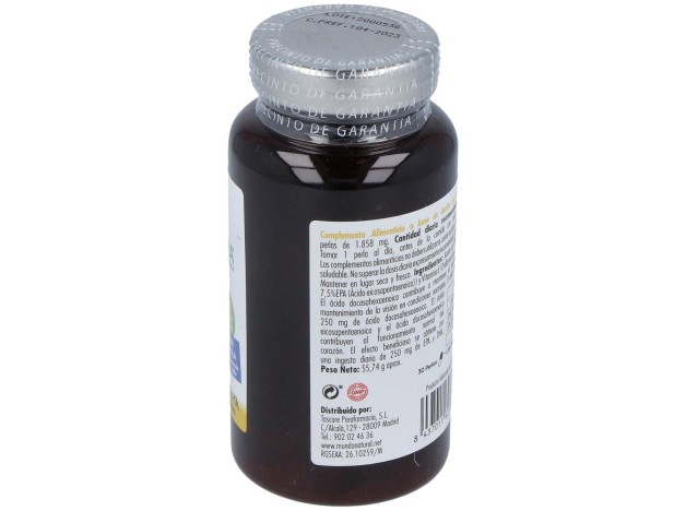 Mundonatural Oleomega3 80% Dha 1G 30Caps