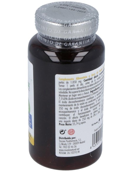 Mundonatural Oleomega3 80% Dha 1G 30Caps