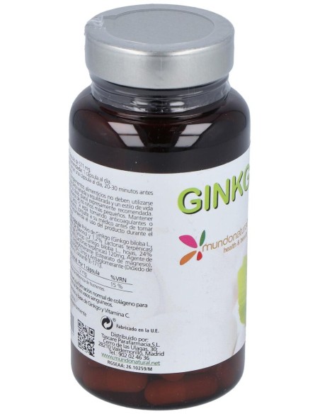Mundo Natural Ginkgotonic 60Caps
