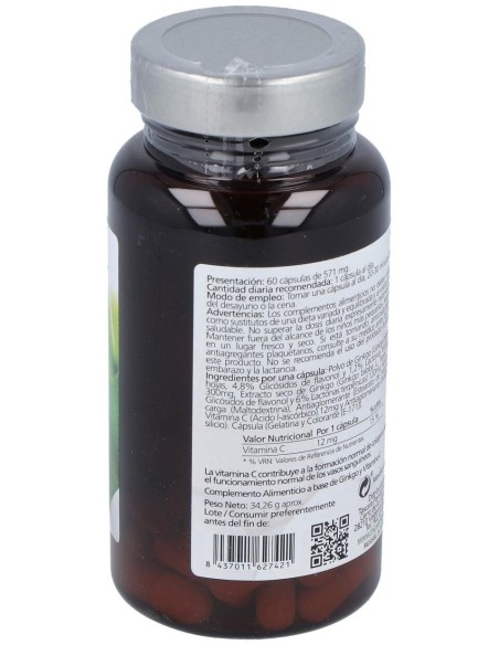 Mundo Natural Ginkgotonic 60Caps