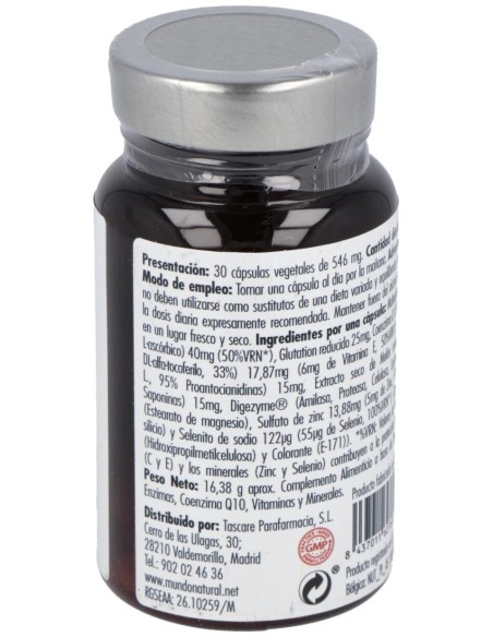 Mundo Natural Enzivita 30 Capsulas