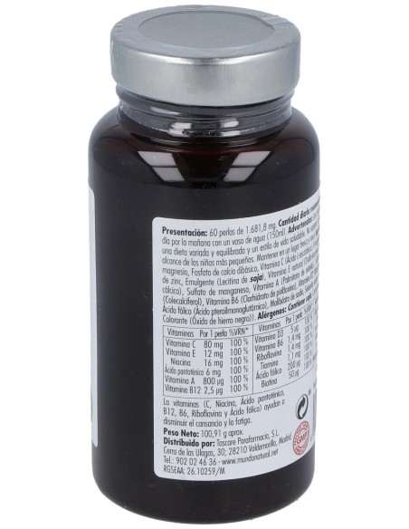 Mundo Natural Enervital Multivitam 60Cap