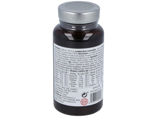Mundo Natural Enervital Multivitam 60Cap