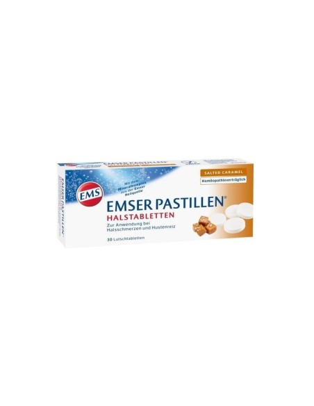 Emser Pastillas Caramelo Salado 30 pastillas para chupar
