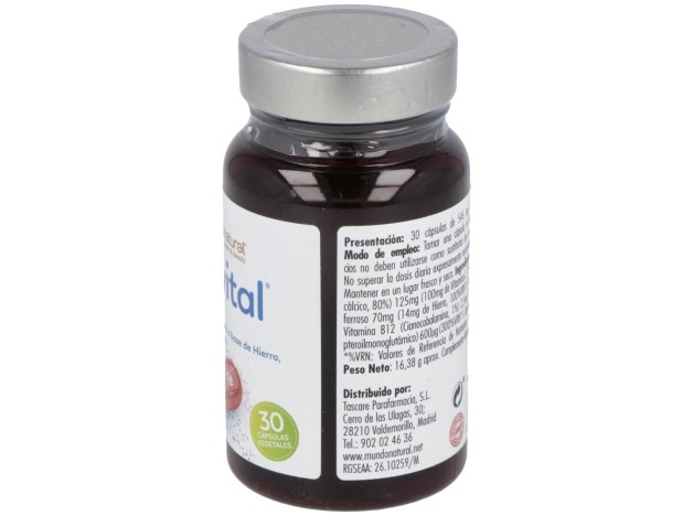 Mundonatural Enervital Hierro 30Caps