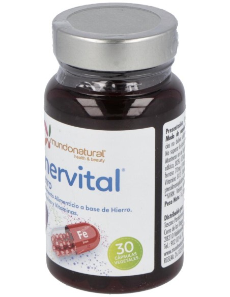 Mundonatural Enervital Hierro 30Caps