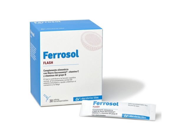 Ferrosol Flash 30 Sobres Bucodispersable