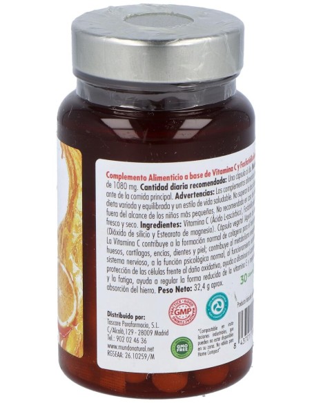 Mundonatural Vitanano C 1062 Liposomada 30Caps